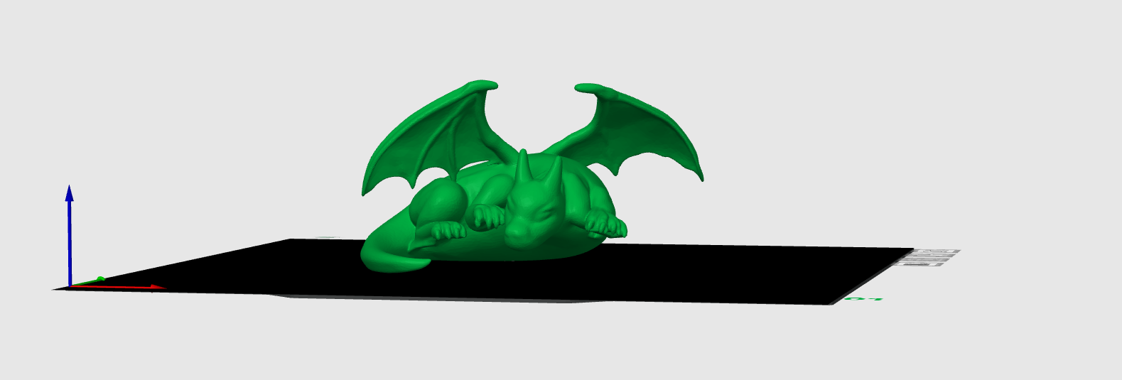 Cute sleeping low quality Dragon