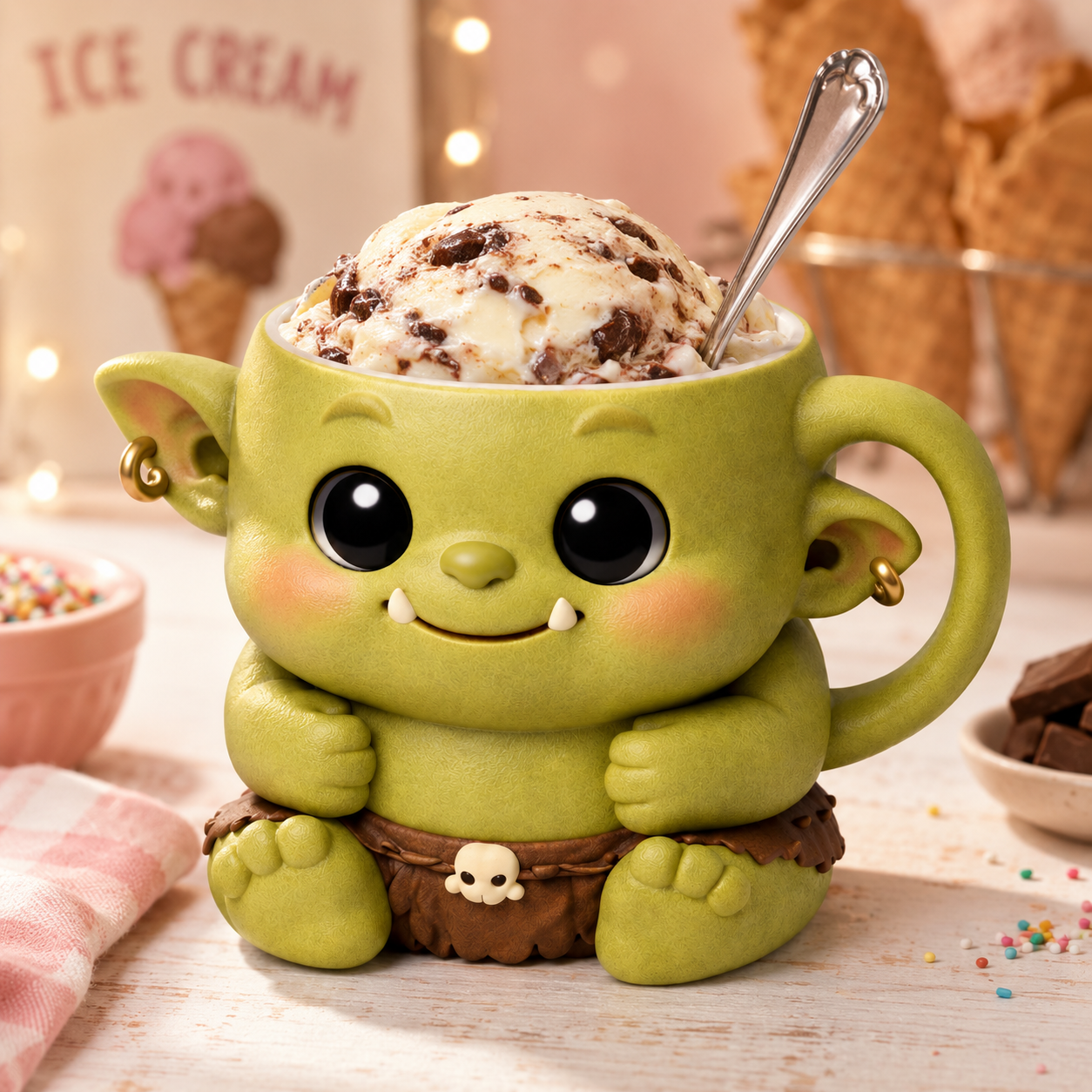 Goblin Ice Cream Pint Mug
